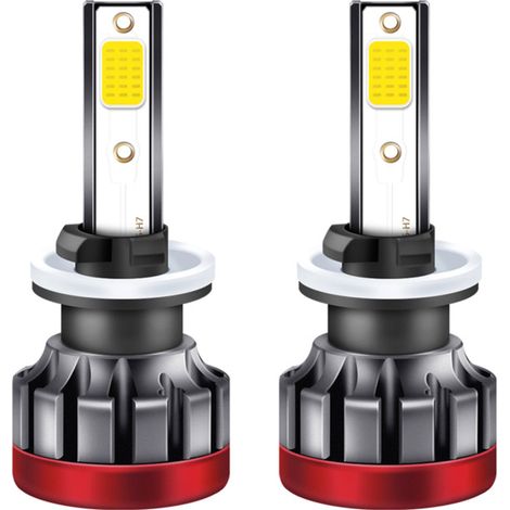 Bombillas LED para faros antiniebla 880/881, amarillas 3000K, 3000 lúmenes, 30W, alta potencia, para coches y camiones. (1/3)
