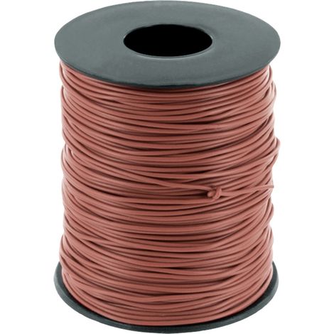 econ connect KL014BR100 Litze  1 x 0.14 mm² Braun 100 m