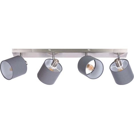 Deckenlampe Wohnzimmerleuchte Schlafzimmerlampe 4 Flammig Spots beweglich B 70cm