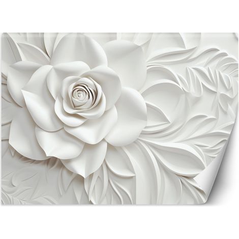 Fototapete Rosenblüte 3D 450x315 cm