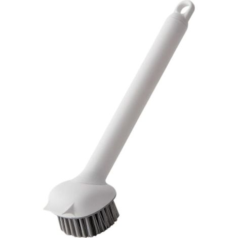 Brosse à poêle, manche long rotatif à 360° pour four, plats et lave-vaisselle Lave-vaisselle - Pour évier, poêle à frire, plaque de cuisson, lave-vaisselle, salle de bain, douche, toilettes et baigno (1/5)