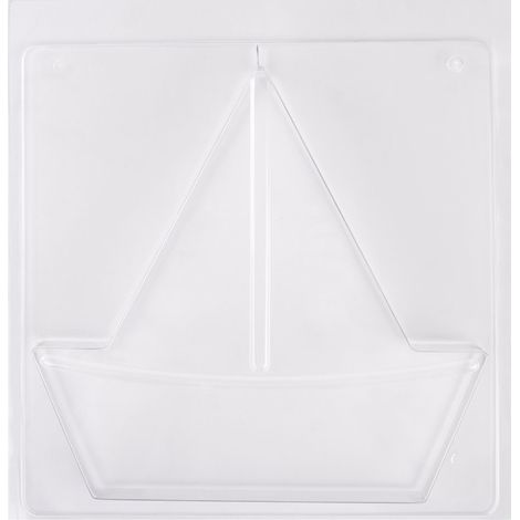 Moule en plastique PET : Voilier grand 28x26,5x4 cm transparent, 36085000 (1/4)