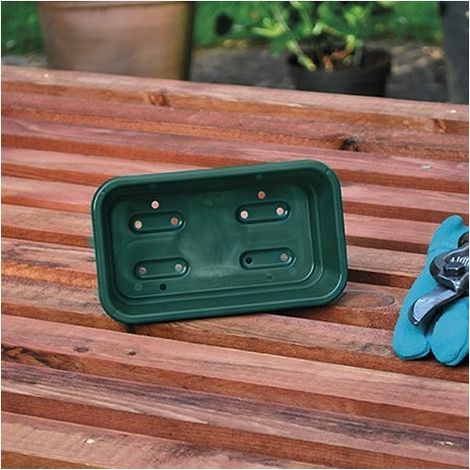 Garland Greenhouse Mini Seed Tray - Green - 17 x 10 x 5cm (1/2)