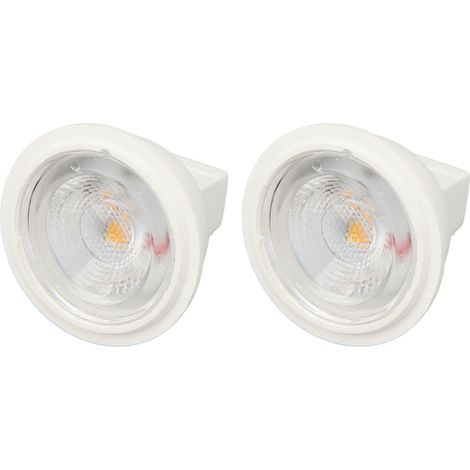 Lot de 2 ampoules LED MR11 AC12V 3W 300LM spots haute luminosité pour magasin de vêtements paysage lumière chaude 2700K-3000K (1/5)