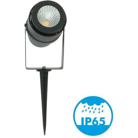 ZOLGINAH Spot piquet de Jardin LED 12W Noir 720 LM Température de Couleur: Blanc neutre 4000K (1/4)