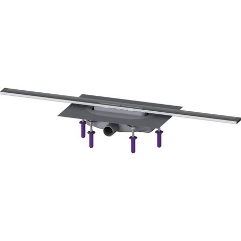 KESSEL-Canaleta de ducha Linearis Infinity 60 - L: 900 mm, DN 40, Acero inox. cep., Megastop, 45300.09