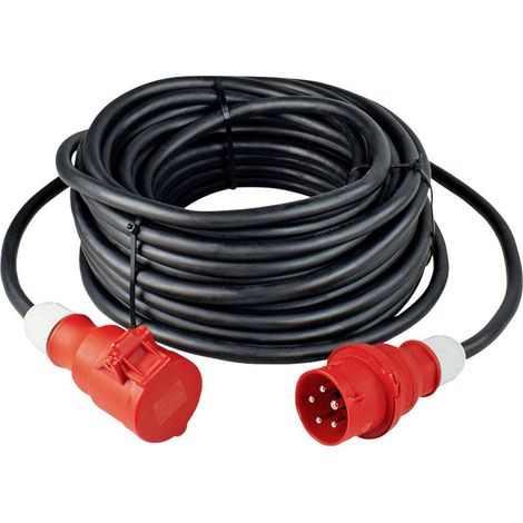 AS Schwabe 61360 Alimentazione Prolunga 16 A Nero 5.00 m H07RN-F 5G 2,5 mm² (1/2)