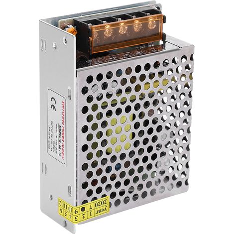 Schaltnetzteil-Treiberadapter DC12V Aluminiumlegierung LED-Bildschirm-Lichtleiste 3D-Drucker (S6012(L)(12V 5A 60W)AC100240V) (1/5)