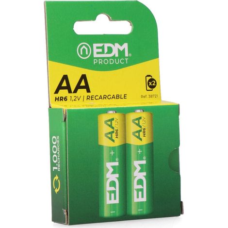 Pile ricaricabile AA Eco-series - HR6 2600 mAh ø 14,5 x 50,5 mm, 2 pezzi