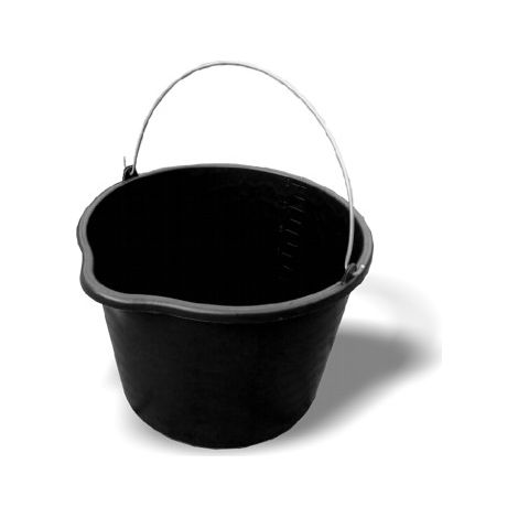 Cubo de construcción de plástico con embudo de 12 litros - WIA PL 12LE