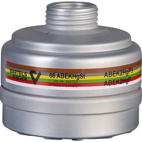 Filtro combinado 86 abekhg según EN 14387: 2004 ABEK2HG P3RD