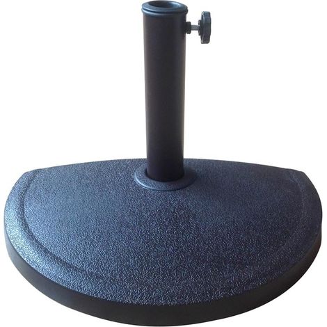 SEMIBASE OMBRELLONE 48X31,5 CM RESINA NERO (1/3)