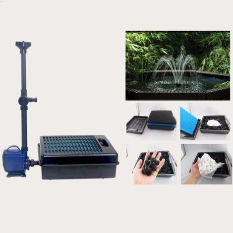 TrAdE Shop Traesio - Filtro Interno Wp-350fp 40w 3000l Effetto Cascata Per Fontana Laghetto Acquario -
