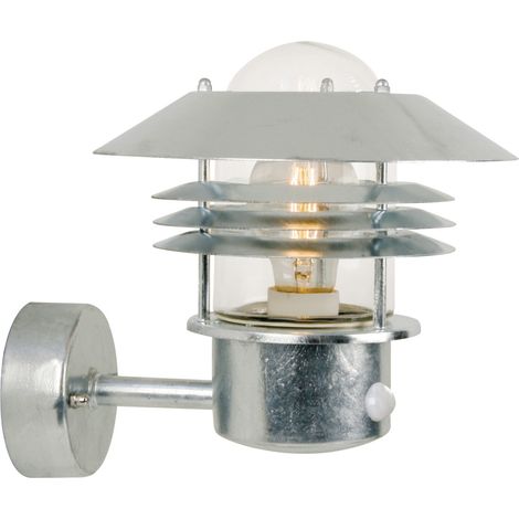 NORDLUX Applique extérieure détecteur E27 max 60W acier Vejers NORDLUX (1/4)