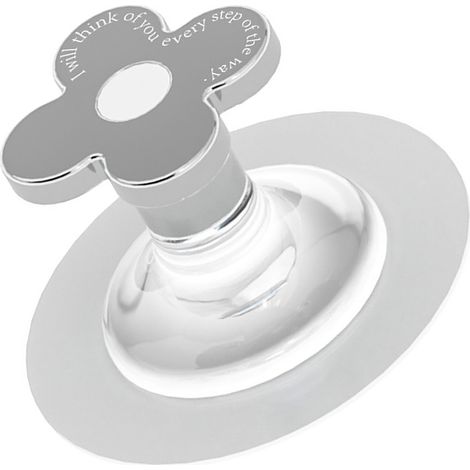Soavoa Releveur Couvercle Toilette Floral Electroplaqué Sans Percage Adhésif Étanche pour Salle de Bain Lot de 1 Pièce (1/4)