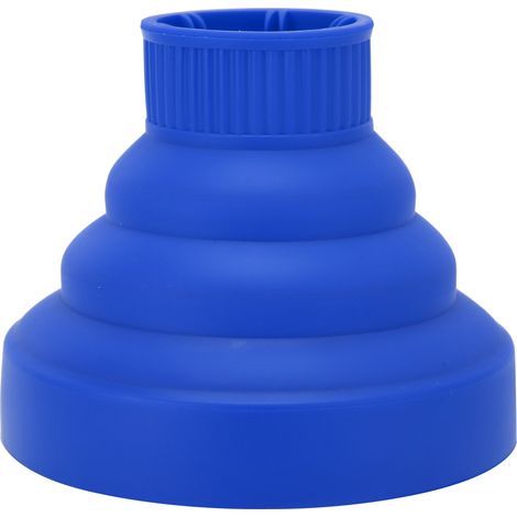 Diffuseur pliant universel pour sèche-cheveux, modèle portable voyage, pliable, bleu (1/5)