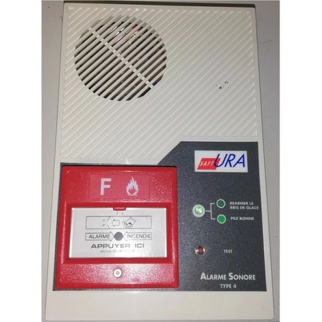 Ura 954318 Centrale di allarme sonoro T4 CP a batteria