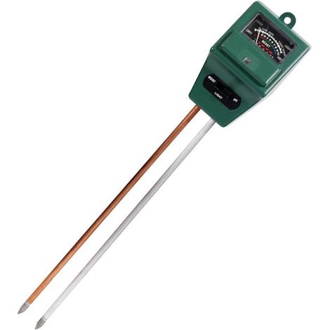 Sensor 3 en 1 de luz solar y humedad del suelo, apto para flores de jardín.