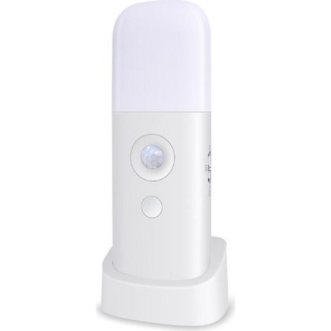 Veilleuse à détecteur de mouvement, veilleuse à intensité réglable, lampe à piles rechargeables, lampe portable à détecteur de mouvement pour enfants (1/5)