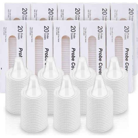 100 Stück für Braun Fieberthermometer Schutzkappen,  Fieberthermometer Ohr, Ohrthermometer Ersatzschutzkappen für alle Braun Modelle Ohrthermometer und andere Arten von digitalen Thermometern (1/5)