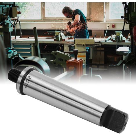 Mandrin de perçage à filetage 1/2"-20 avec tige 3MT et adaptateur à cône Morse trempé MT3, porte-outil d'alésage, bielle (1/5)