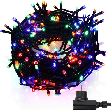 SWANEW 20M 200LED 8-mode IP44 festone luce di Natale all'aperto decorazione giardino interno per Natale compleanno matrimonio soggiorno colorato (1/5)