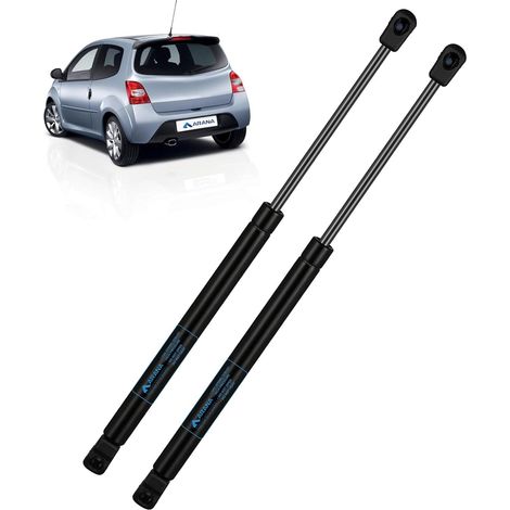 2 x verin de coffre pour le hayon arrière de compatibilité Twingo II (2008-2014), Supports de levage pour verin a gaz, verin hydraulique et amortisseurs,1T0827550A,1T0827 550B (1/5)