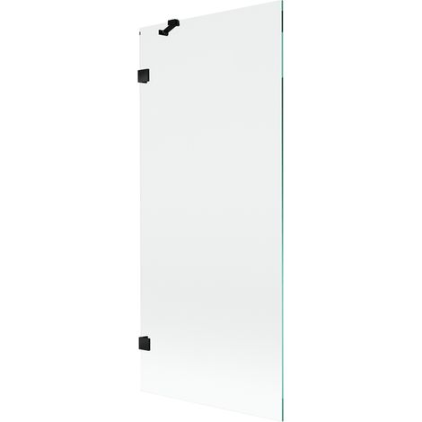 Paroi de bain Mexen Lunar 1 volet 80 x 150 cm, transparent, noir - 897-080-000-70-00 (1/5)