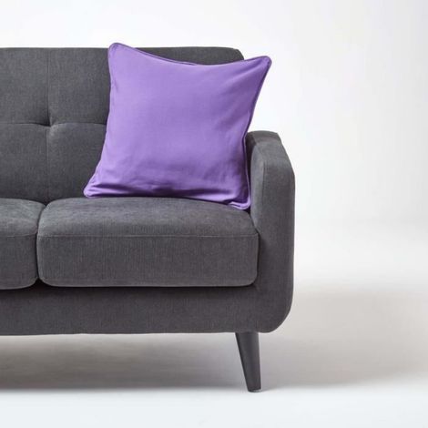 Housse de coussin Uni Violet, 60 x 60 cm (1/4)