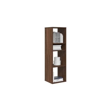 Bibliothèque chêne marron 34x31x112 bois d'ingénierie (1/5)