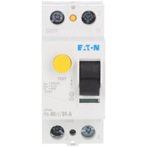 Interruttore differenziale 2P 40A 0.1A tipo A PF6-40/2/01-A 112925