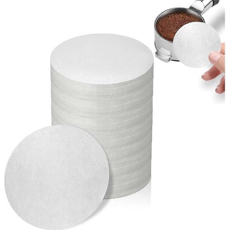 800 filtres à café en papier non blanchi pour machine à expresso - 58 mm (1/4)