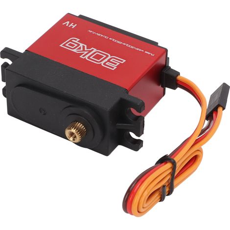 Servo numérique à engrenages métalliques 30 kg, bras de servo en métal 25T pour voiture ou avion radiocommandé 1/10 (1/5)