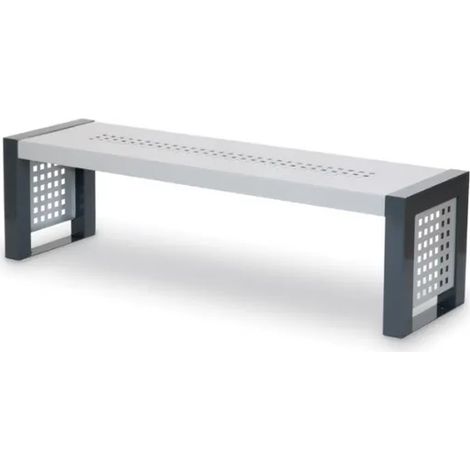 Panca Empire Giochipark metallo zincato verniciato RAL 7011/9006 o 7011/3003 - RAL 7011/9006