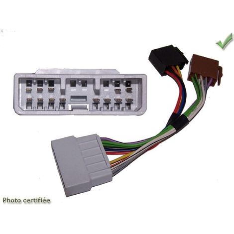 Adaptateur ISO Autoradio compatible avec Honda 87-98