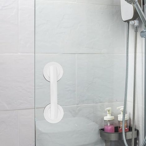 Lot de 2 poignées à ventouse puissantes pour réfrigérateur, tiroir, armoire, porte, fenêtre, miroir en verre, poignées anti-chute, poignées absorbantes pour salle de bain (1/5)
