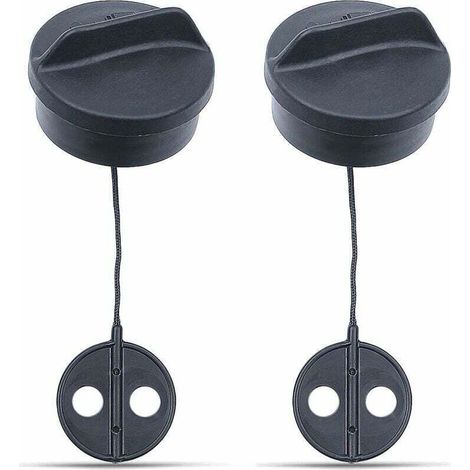 Bouchon De Réservoir - Pour Débroussailleuse STIHL FS38 À FS300 FC72 À FC85 - PVC Haute Résistance - 2 Pièces (1/5)