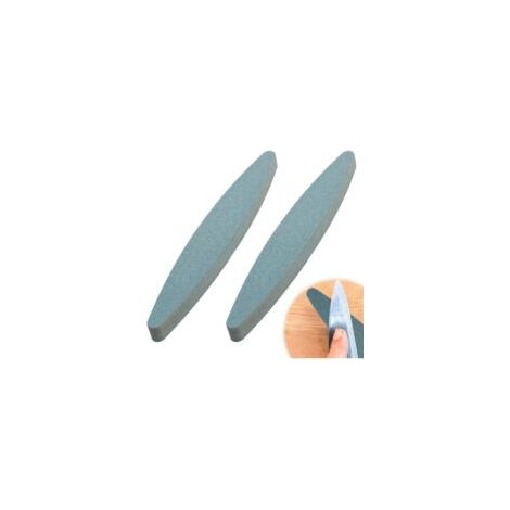 Ensemble de 2 Pierres à Aiguiser en Grain pour Affûter Outils de Jardin,Idéal pour Sécateurs, Bêches, Pelles et Haches (1/5)