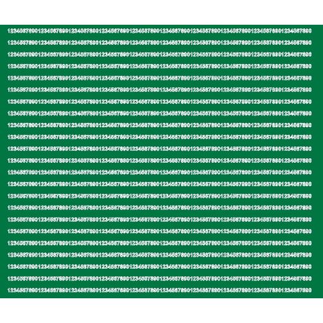 Selbstklebende Hausnummernaufkleber, 3 mm, glänzend grün (1/3)
