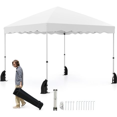 3 x 3 m wasserdichtes pop up pavillonzelt mit rolltasche