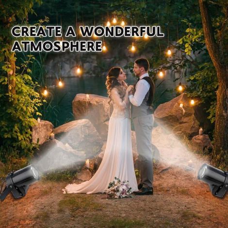 Projecteur LED - 3 W - Pour Boule À Facettes - Éclairage Scène Bar Mariage - Noir - 1 Pièce (1/5)