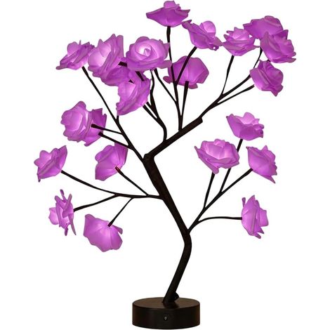 Veilleuse USB en forme de rose (1/5)