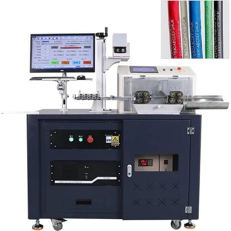 Macchina automatica per il taglio e la spelatura dei cavi unipolari (1 - 16 mmq) con marcatura laser integrata (1/5)