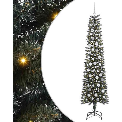 Sapin de Noël artificiel Vert 210 cm PVC, plastique et acier vidaXL (1/5)
