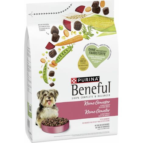Purina Beneful Hundetrockenfutter Adult Mini 2,8 kg Rind & Gemüse