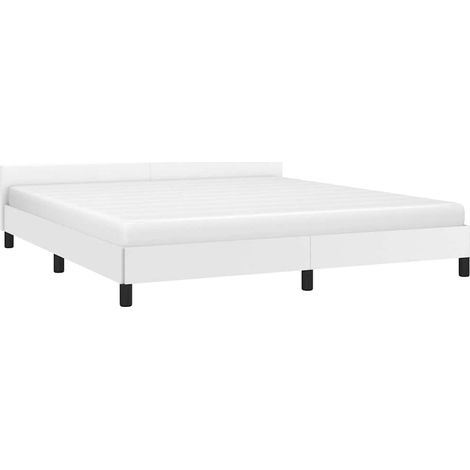 Giroletto con Testiera senza Materasso Bianco 180x200 cm vidaXL (1/4)