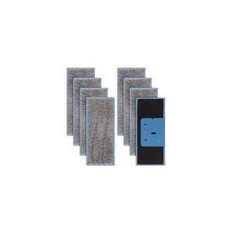 Lot de 8 lingettes lavables pour serpillière iRobot Braava Jet M6134, lingettes lavables pour serpillière iRobot Braava M6, lingettes réutilisables