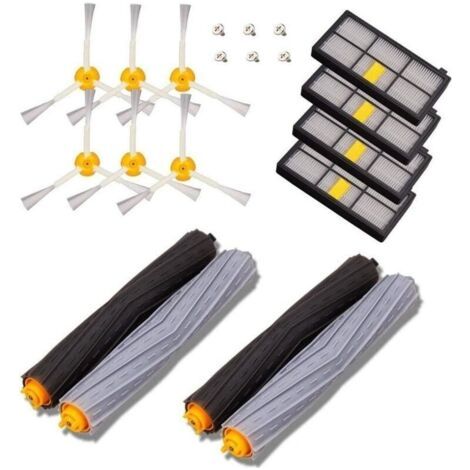 Kit di spazzole di ricambio - Ricambi compatibili con iRobot Roomba serie 800, 860, 870, 880, 890, 900, 960 e 980 - Confezione da 14 (1/5)