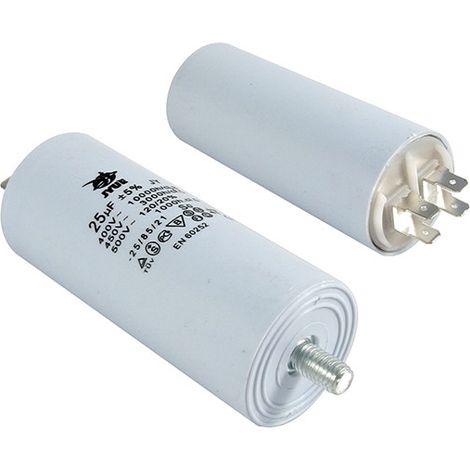 Anlaufkondensator 25 µF/450 V T2-PIN