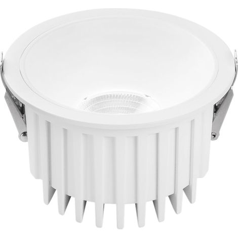 "Faretto ad incasso LED da esterno QUANTUM in alluminio bianco con funzione CCT 18W"
